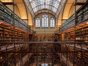 Wnętrza Biblioteki Rijksmuseum w Amsterdamie