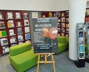 17.09.2025 Spotkanie autorskie z Wojciechem Gunią