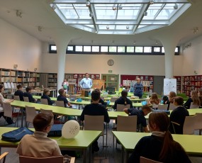 10.05.2024  Lekcja Biblioteczna uczniów szkoły podastawowej w Bibliotece