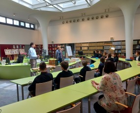 10.05.2024  Lekcja Biblioteczna uczniów szkoły podastawowej w Bibliotece