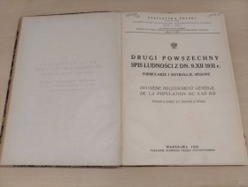 Drugi powszechny spis ludności z dnia 9.XII.1931 r.  Formularze i instrukcje spisowe