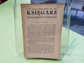 Przedwojenny numer miesięcznika Księgarz ze zbiorów Centralnej Biblioteki Statystycznej