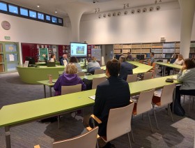 Spotkanie w czytelni CBS