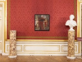 Obraz na wystawie Lśnienie na Zamku Królewskim