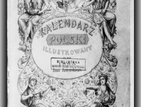 Książka Kalendarz polski illustrowany na rok zwyczajny 1865 - okładka