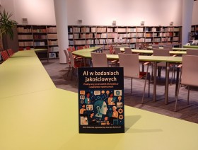Książka AI w badaniach jakościowych w czytelni CBS